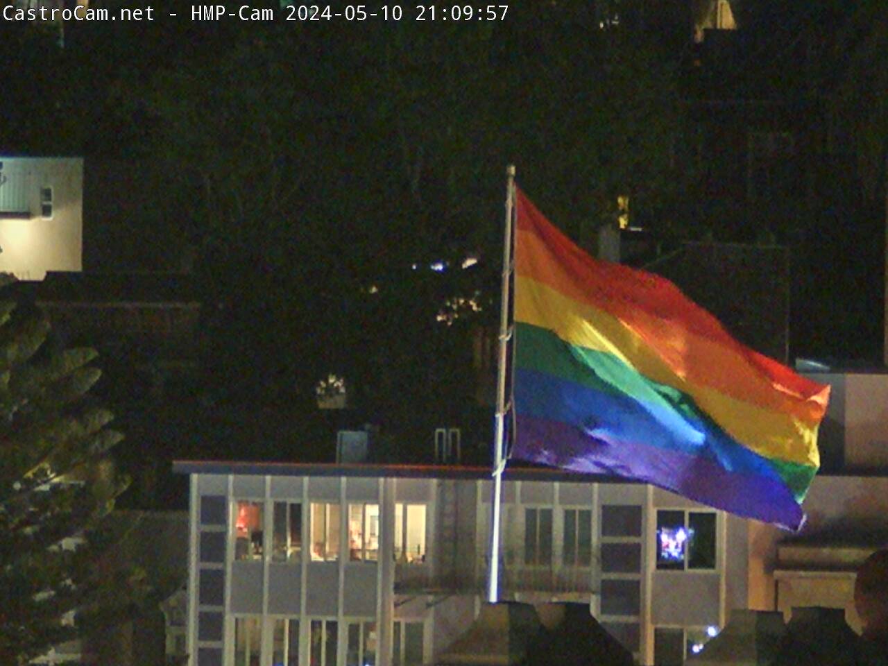 Gay Pride Flag at Harvey Milk Plaza